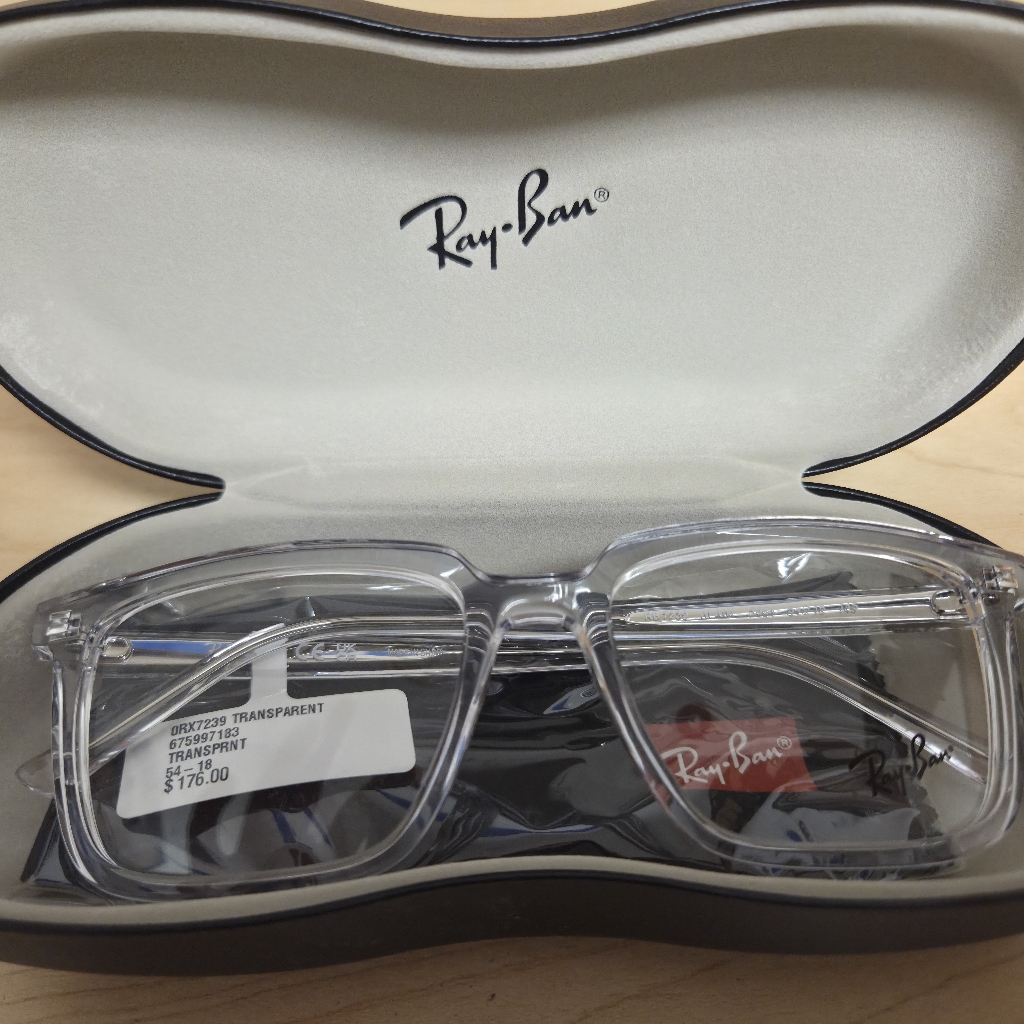 Ray-Ban Rx7239 Clear Frames